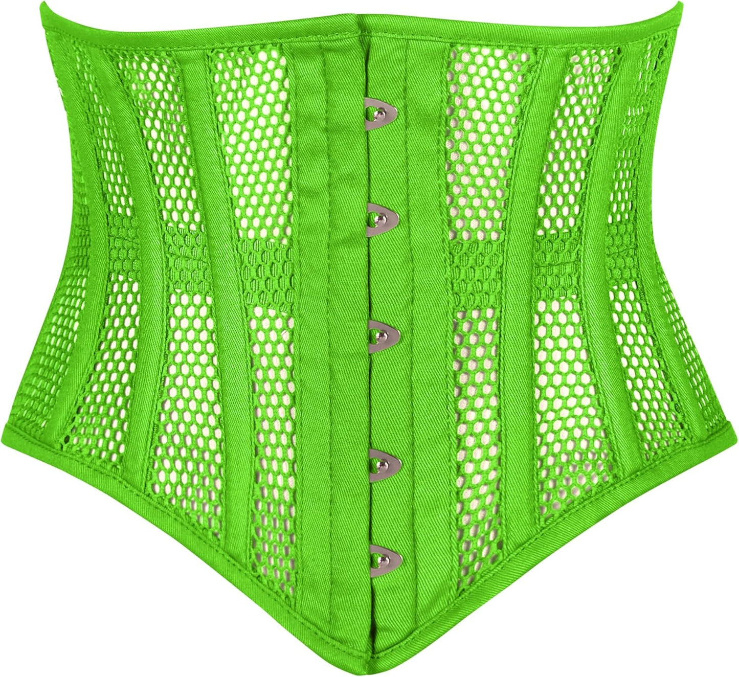 Heavy Duty Underbust Steel Boned Waist Trainer Cincnher Womens Waspie Mesh Corset