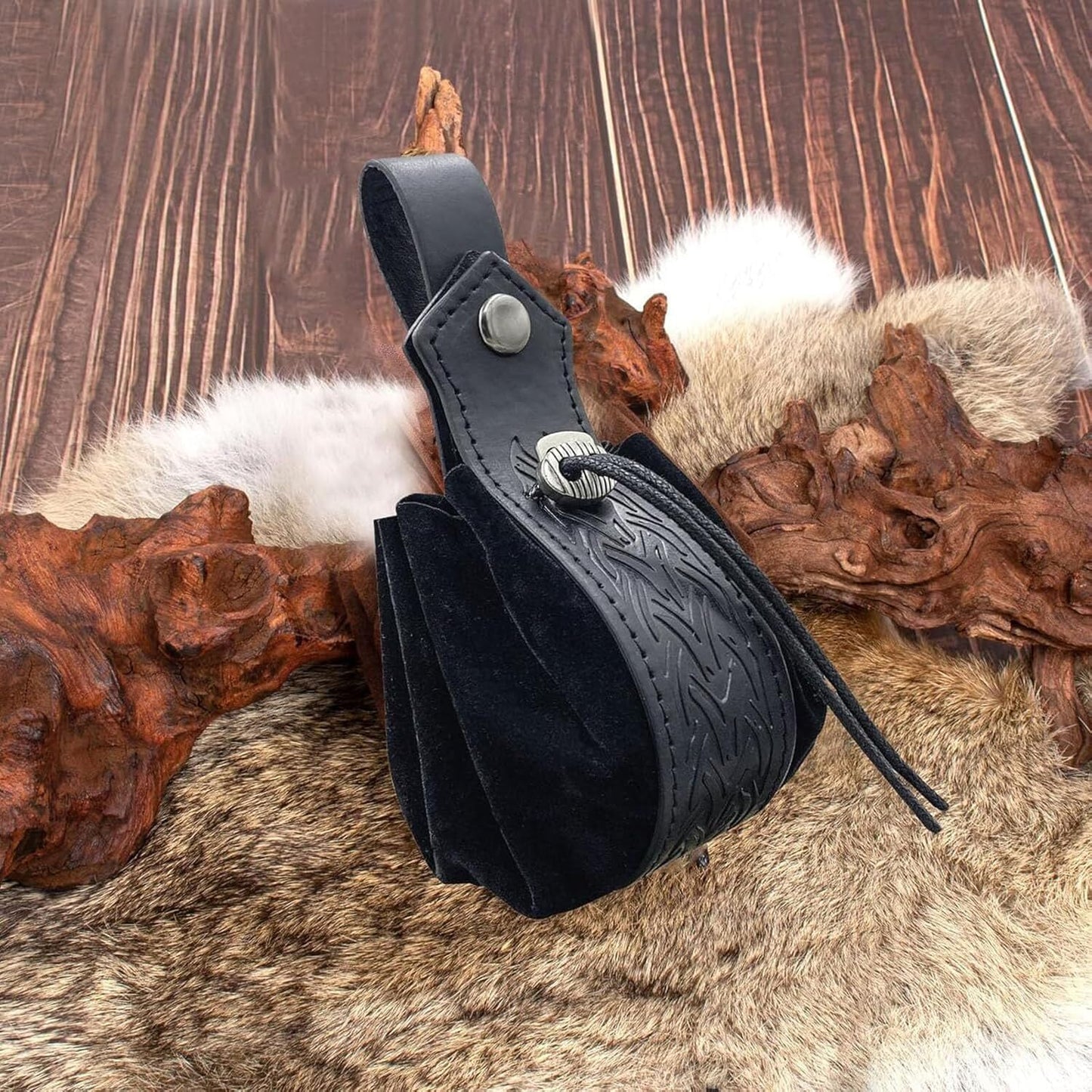 5PCS Renaissance Costume Sets Corset Waistband Belt Pouch Coin Purse Potion Bottle Vials Skirt Hike Medieval Cosplay