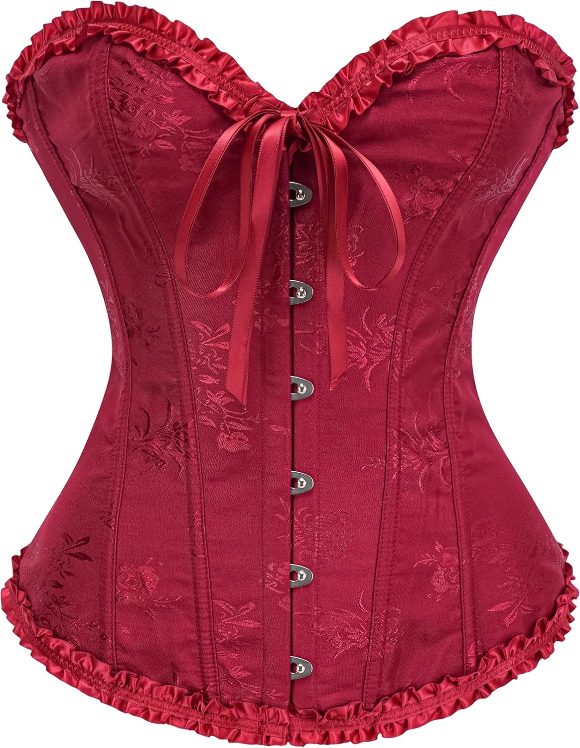 SZIVYSHI Corset Tops for Women, Bustier Shapewear Lingerie, Lace Waist Push Up Bodysuit