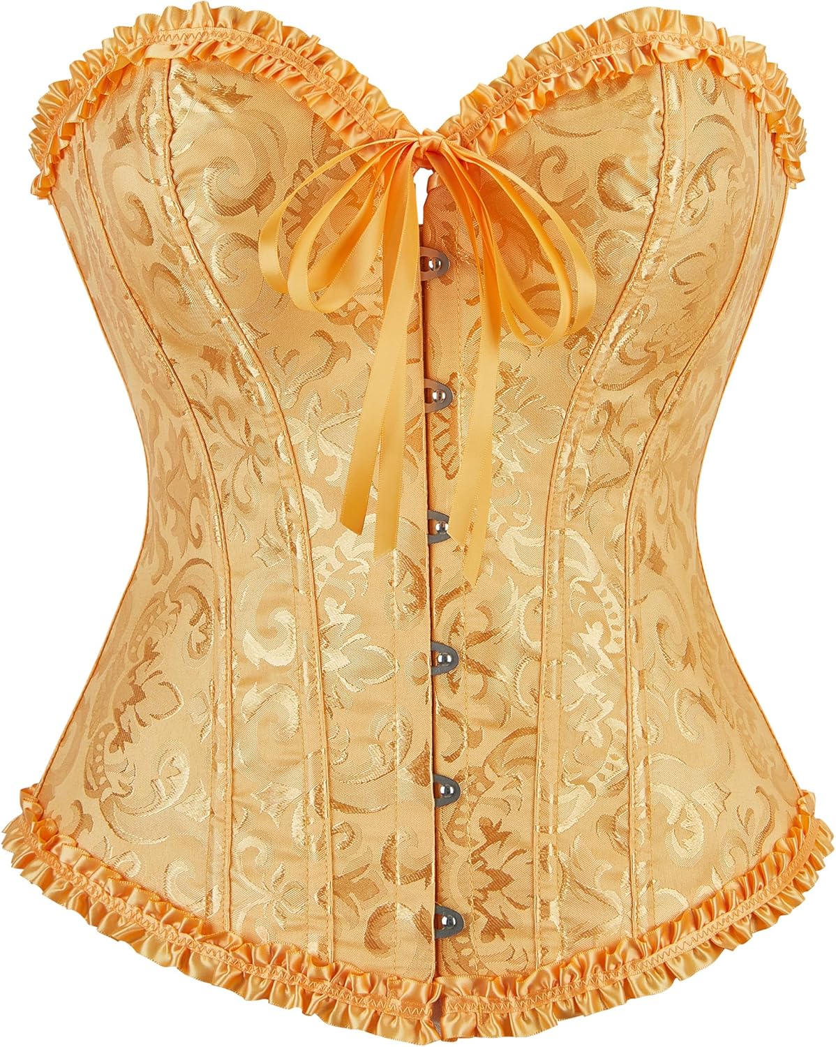 Alivila.Y Fashion Womens Lace Up Corset Top Overbust Body Shaper Bustier Corsets for Women