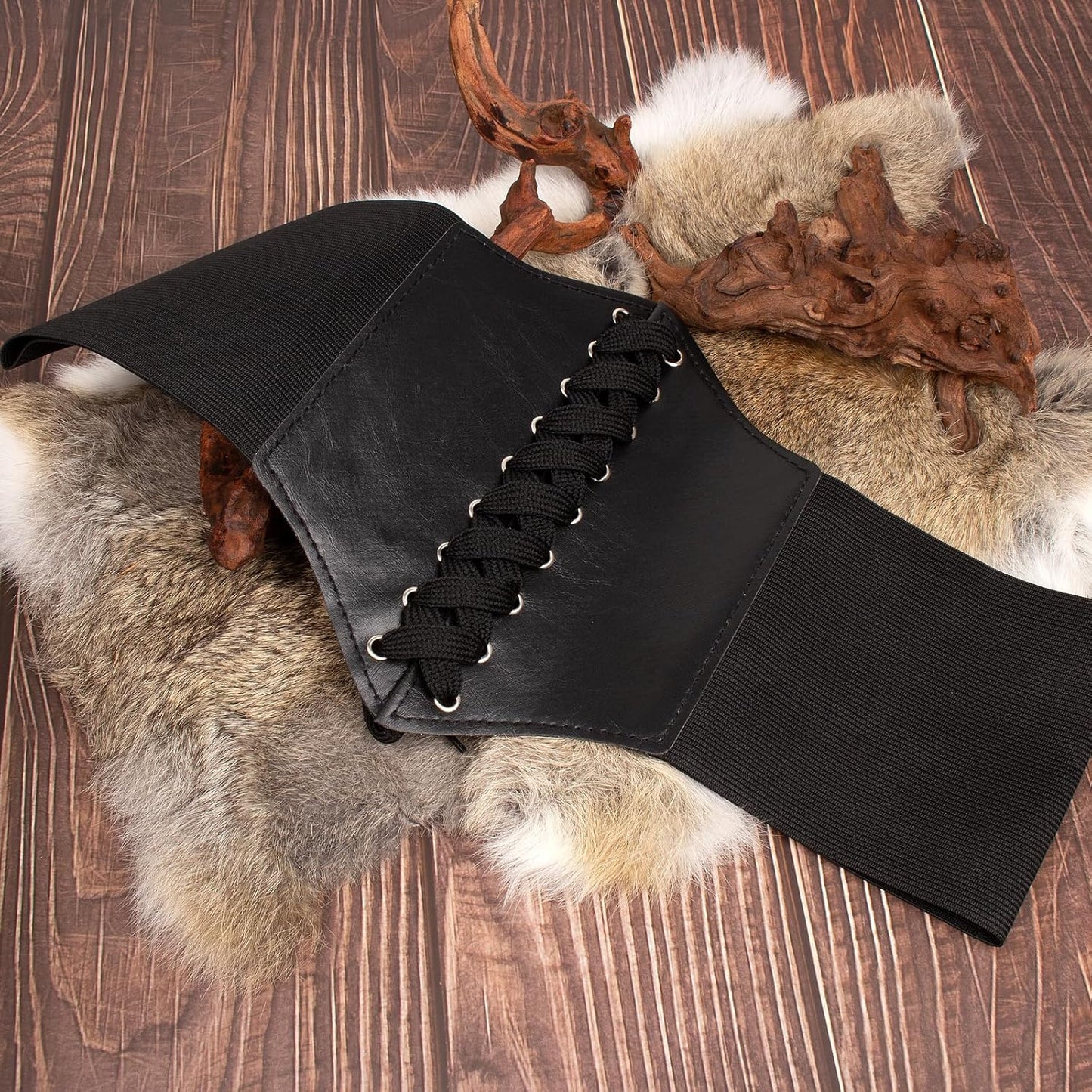 SUMGOGO 5PCS Renaissance Costume Corset Belt Pouch Potion Bottle Vila Sword Frog Hook Medieval Festival Halloween Accessory