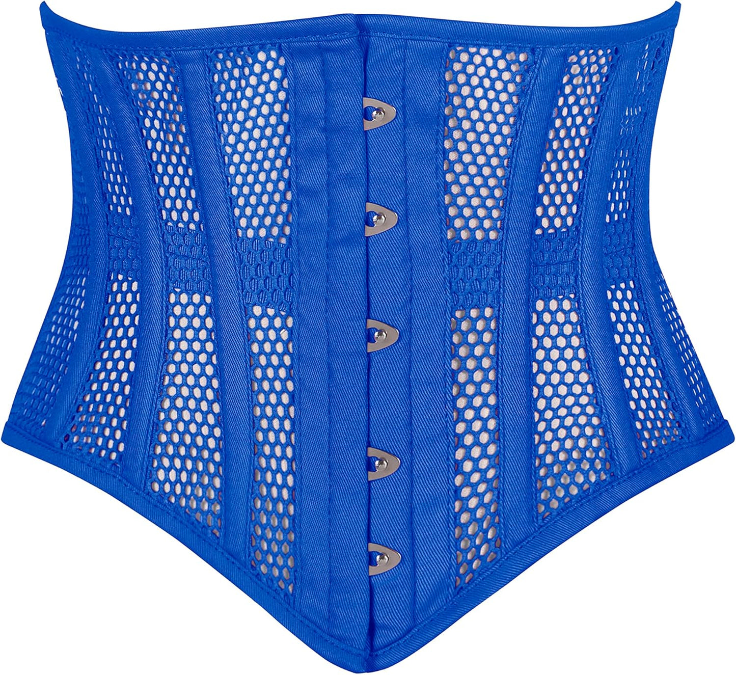 Heavy Duty Underbust Steel Boned Waist Trainer Cincnher Womens Waspie Mesh Corset