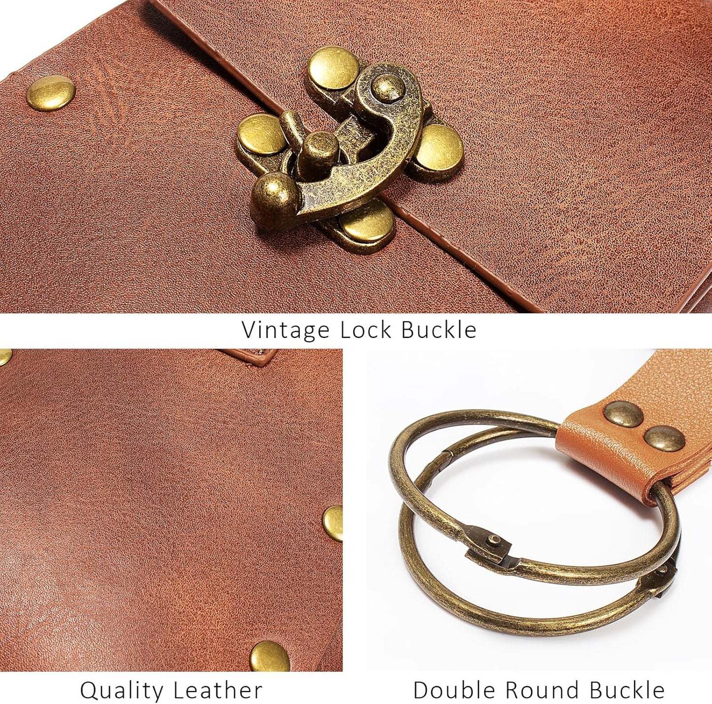 Belt Pouch Waist Bag Fanny Pack Steampunk Phone Holder Medieval Bag Leather Belt Renaissance Cosplay Costume Accessories (Tri-Black)
