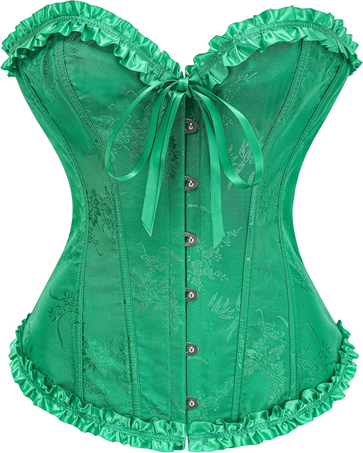 SZIVYSHI Corset Tops for Women, Bustier Shapewear Lingerie, Lace Waist Push Up Bodysuit