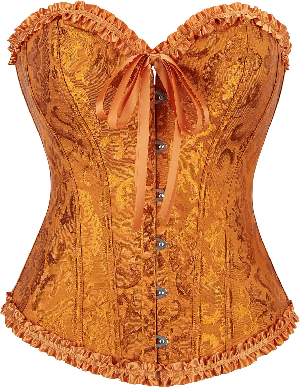 Alivila.Y Fashion Womens Lace Up Corset Top Overbust Body Shaper Bustier Corsets for Women