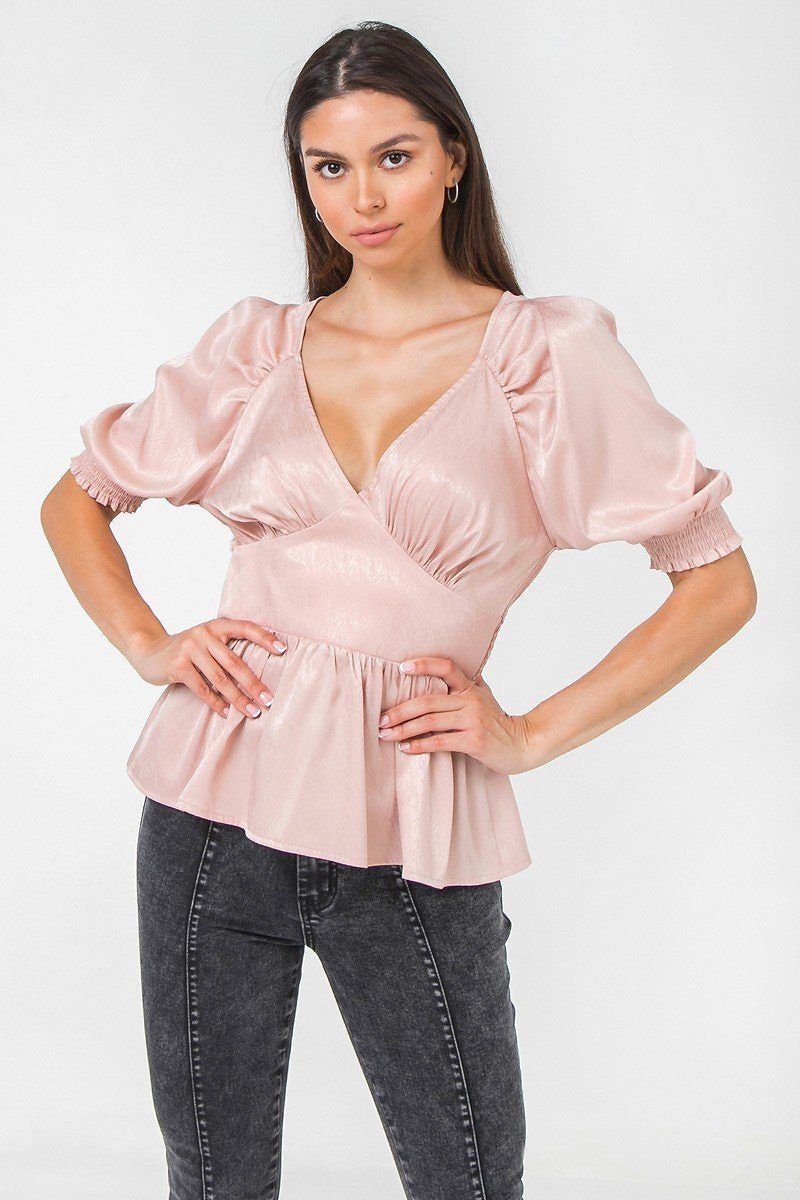 Sale - A Solid Sateen Top – On Sale Now
