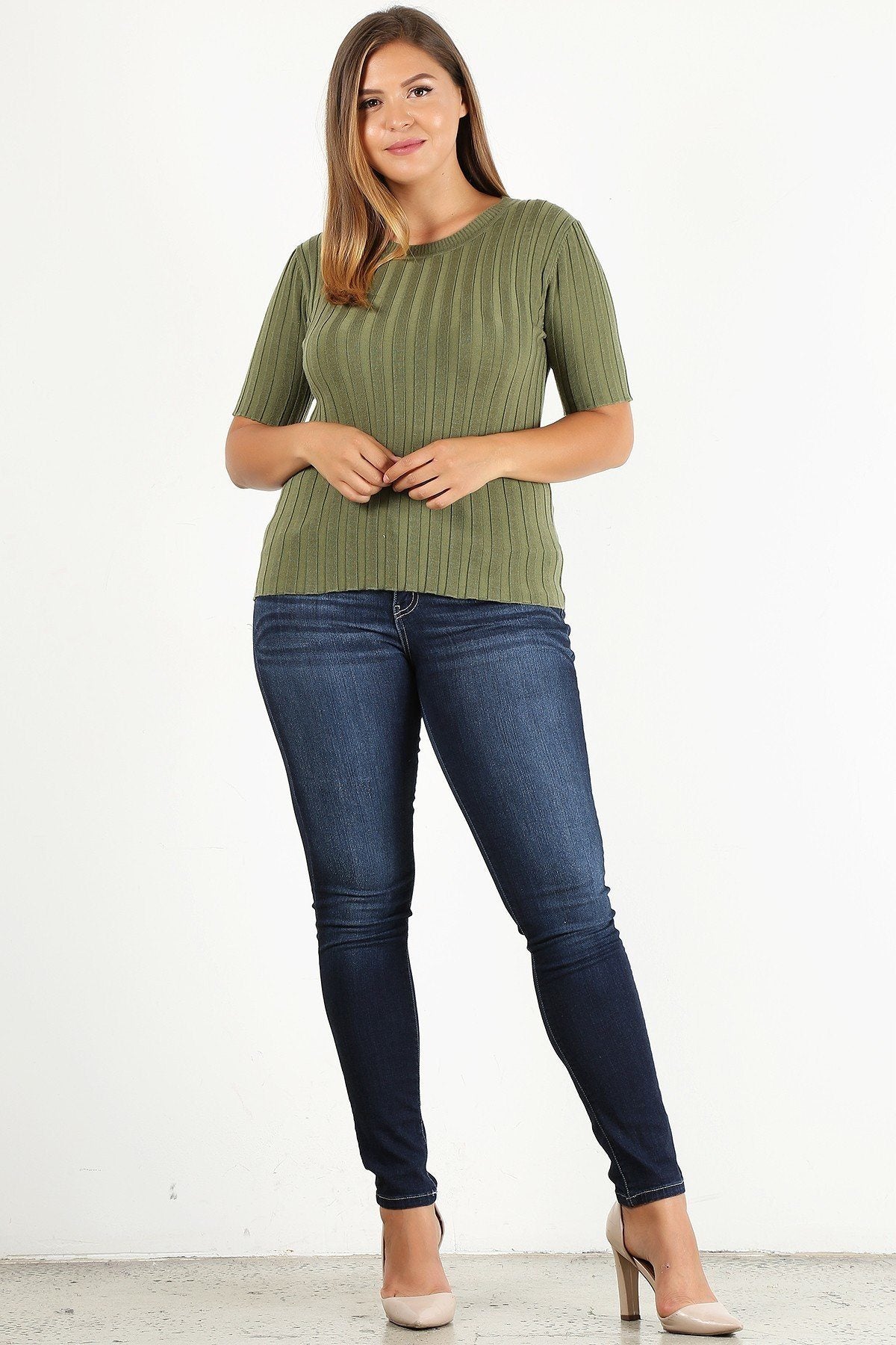 Plus Size Solid Print Fitted Top β Stylish & Comfortable β menβs fashion, stylish and versatile