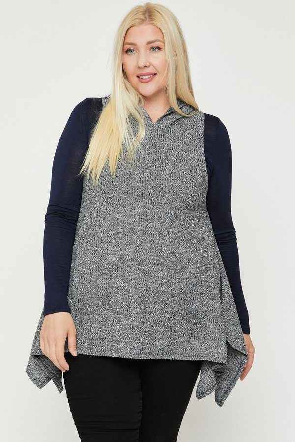 Plus Size Two Tone Knit, Sleeveless Top β Stylish & Comfortable β menβs fashion, stylish and versatile