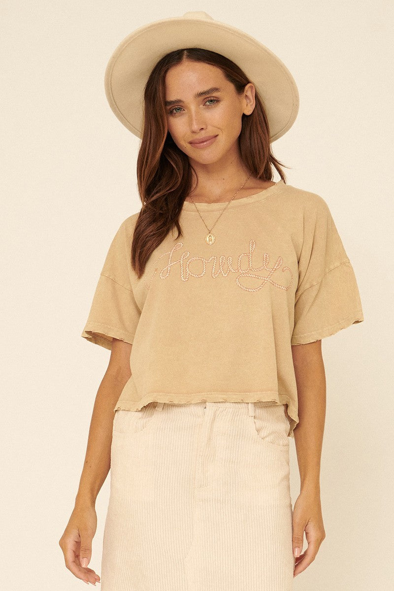 Sale - A Mineral-washed Graphic Tee – On Sale Now