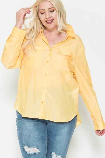 Plus Size Chest Pocket Oversized Satin Shirt β Stylish & Comfortable β menβs fashion, stylish and versatile