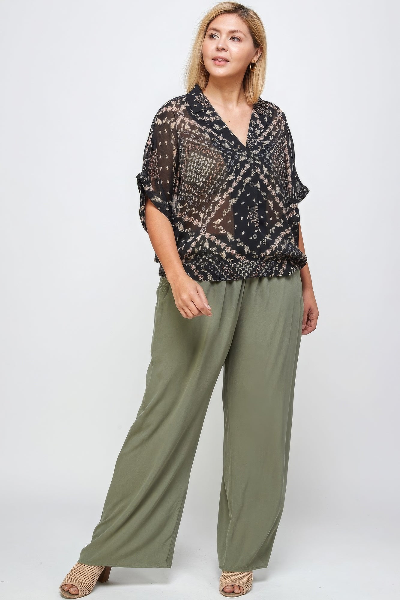 Plus Size Solid Full Length Wide Leg Palazzo Pants β Stylish & Comfortable β menβs fashion, stylish and versatile