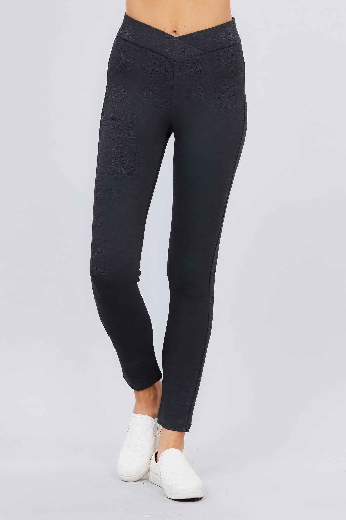Mid-rise Ponte Pants – multicolor, fashion, women style