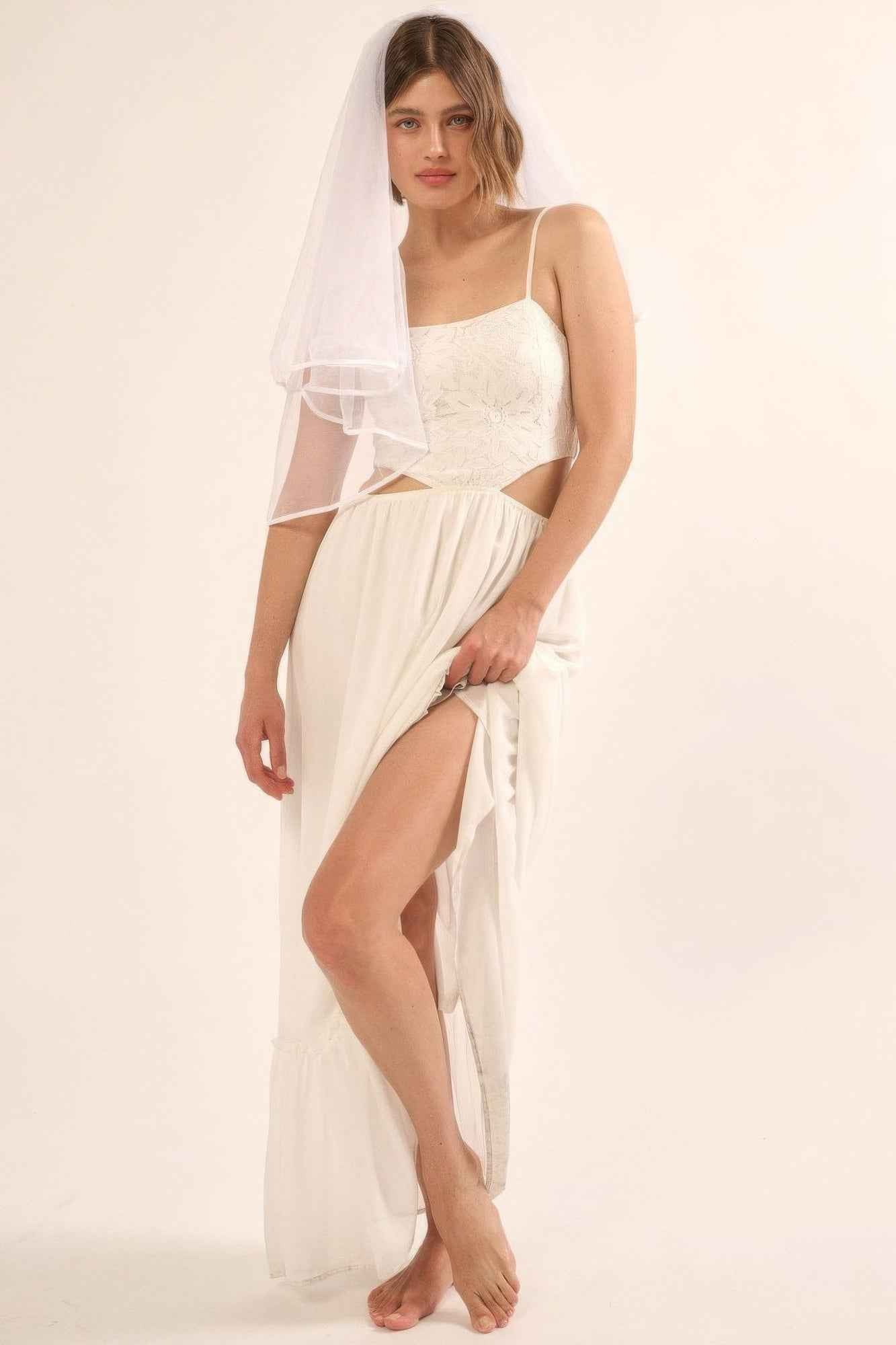 Sale - A Sheer, Chiffon Floral Lace Maxi Dress – On Sale Now