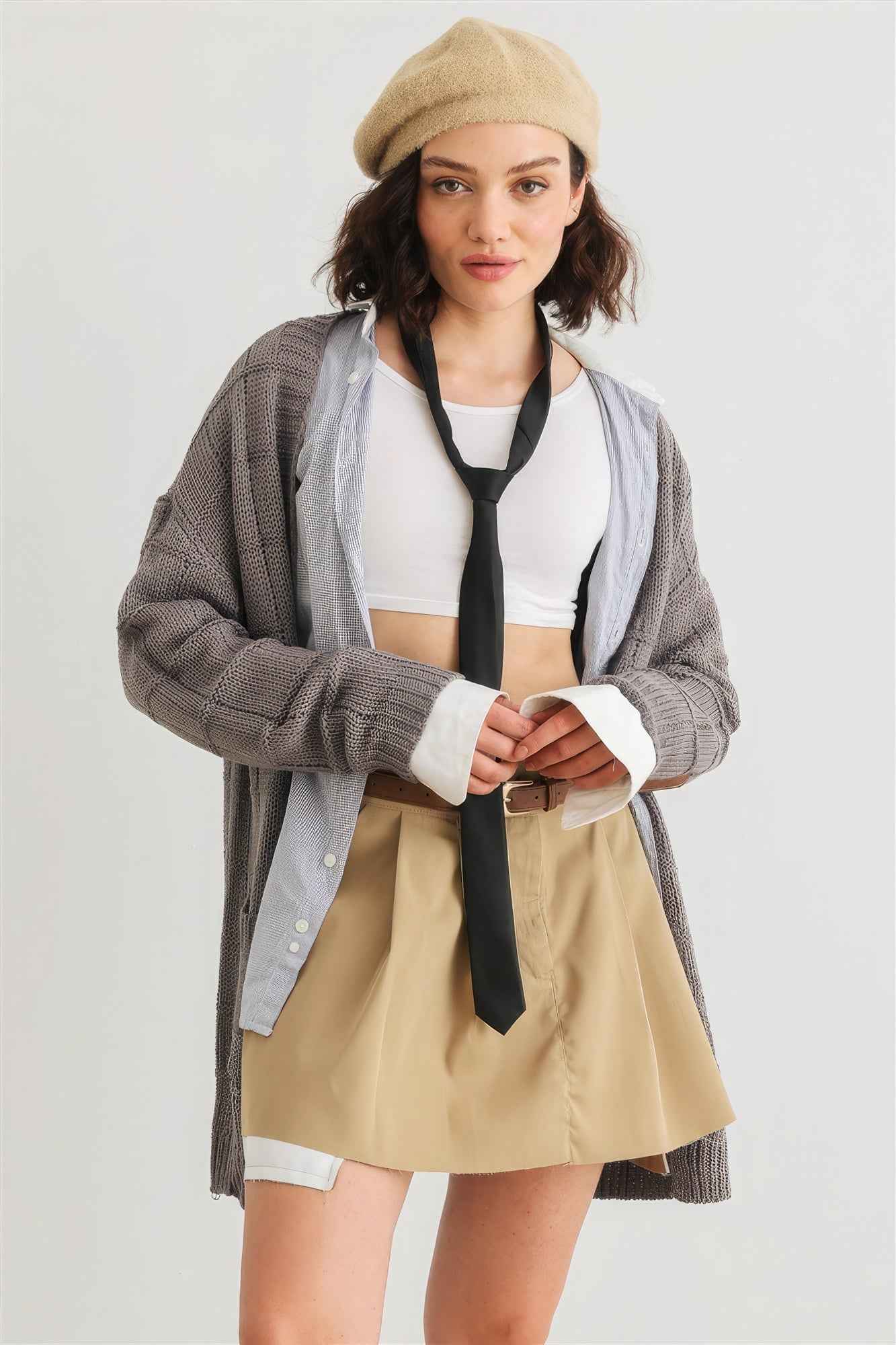 Sale - Knit Two Pocket Long Sleeve Open Front Cardigan – On Sale Now