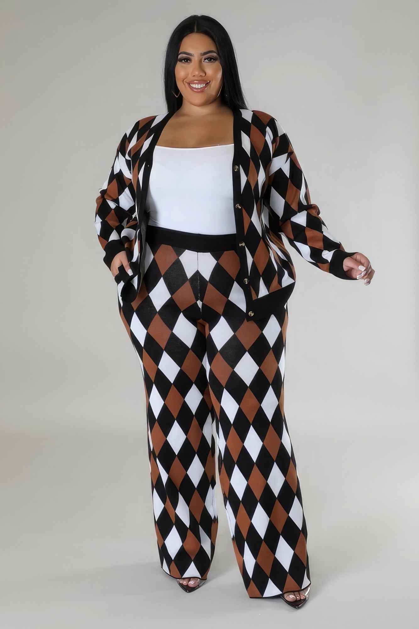Plus Size Long Sleeves Stretch Pant Set β Stylish & Comfortable β menβs fashion, stylish and versatile