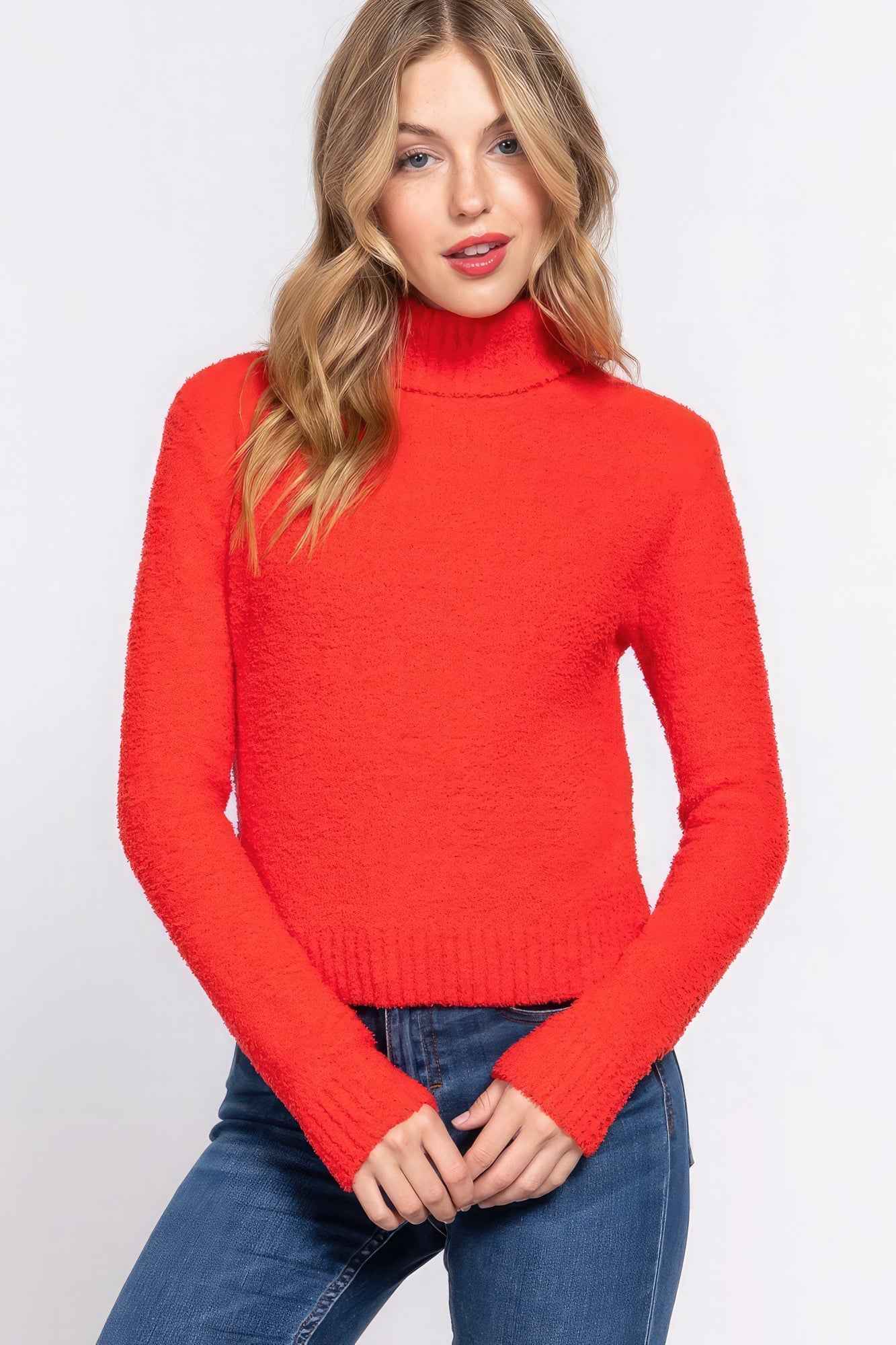 Sale - Turtleneck Sweater Top – On Sale Now