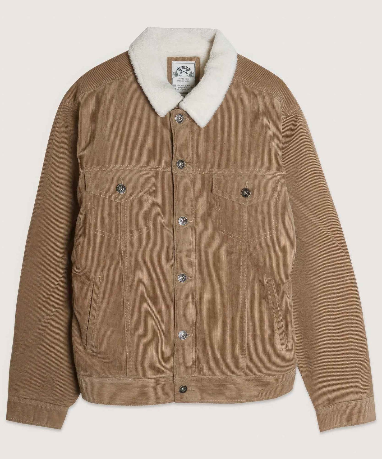 Casual Corduroy Lined Trucker Jacket β menβs fashion, stylish and versatile