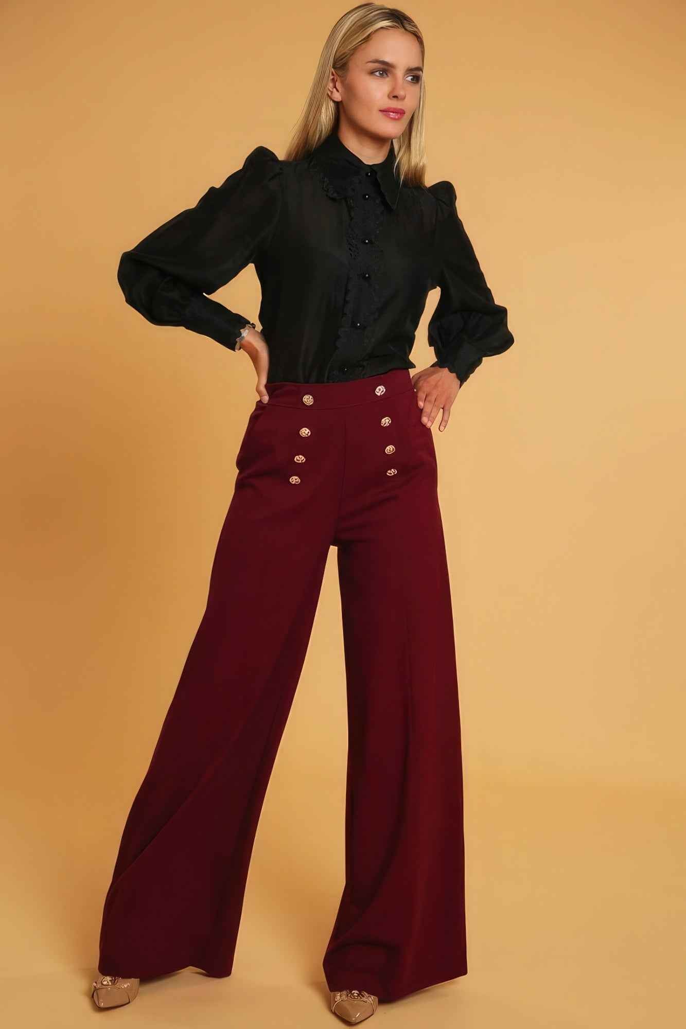 Sale - High Waisted Dressy Pants – On Sale Now