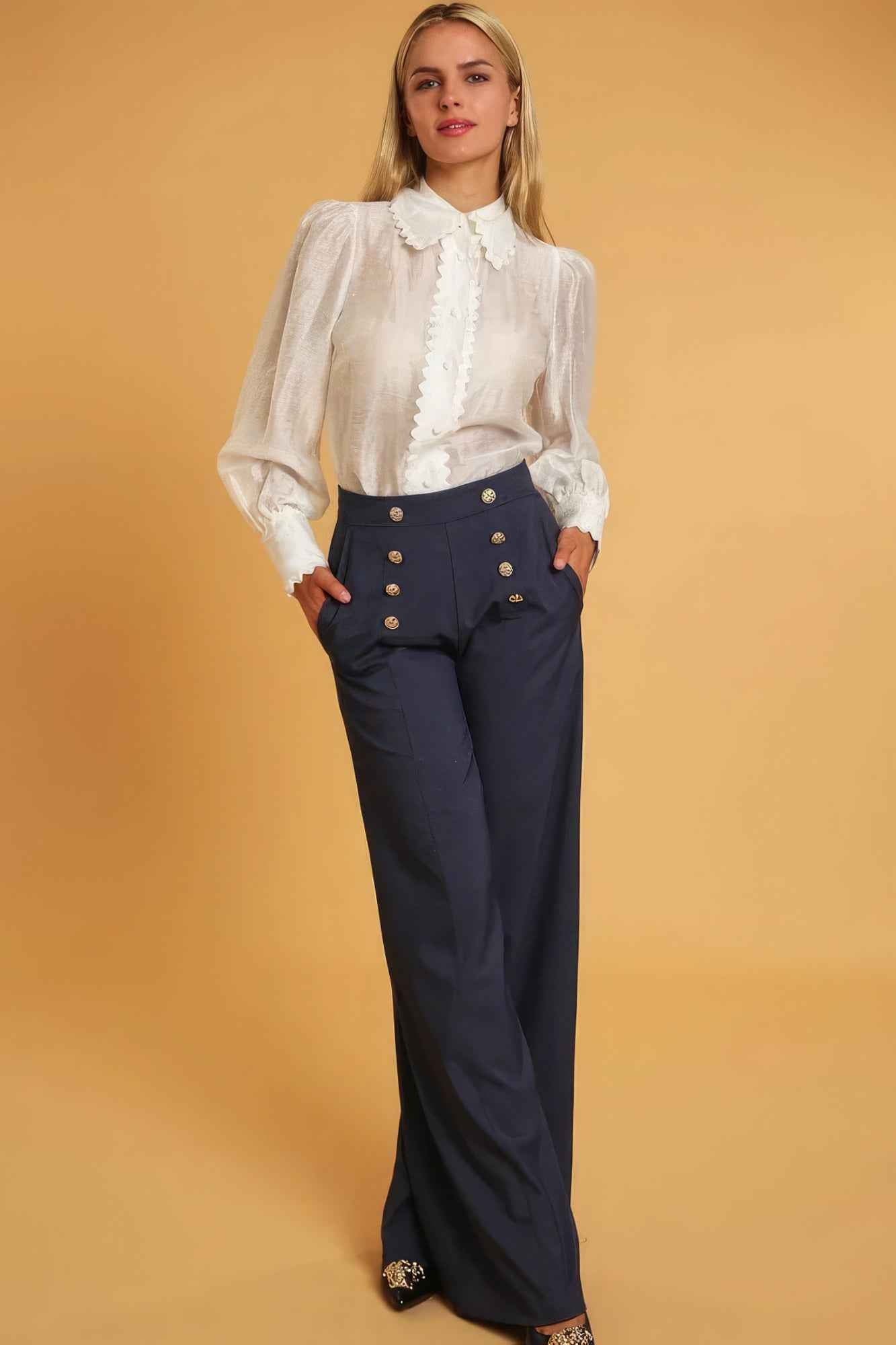 Sale - High Waisted Dressy Pants – On Sale Now