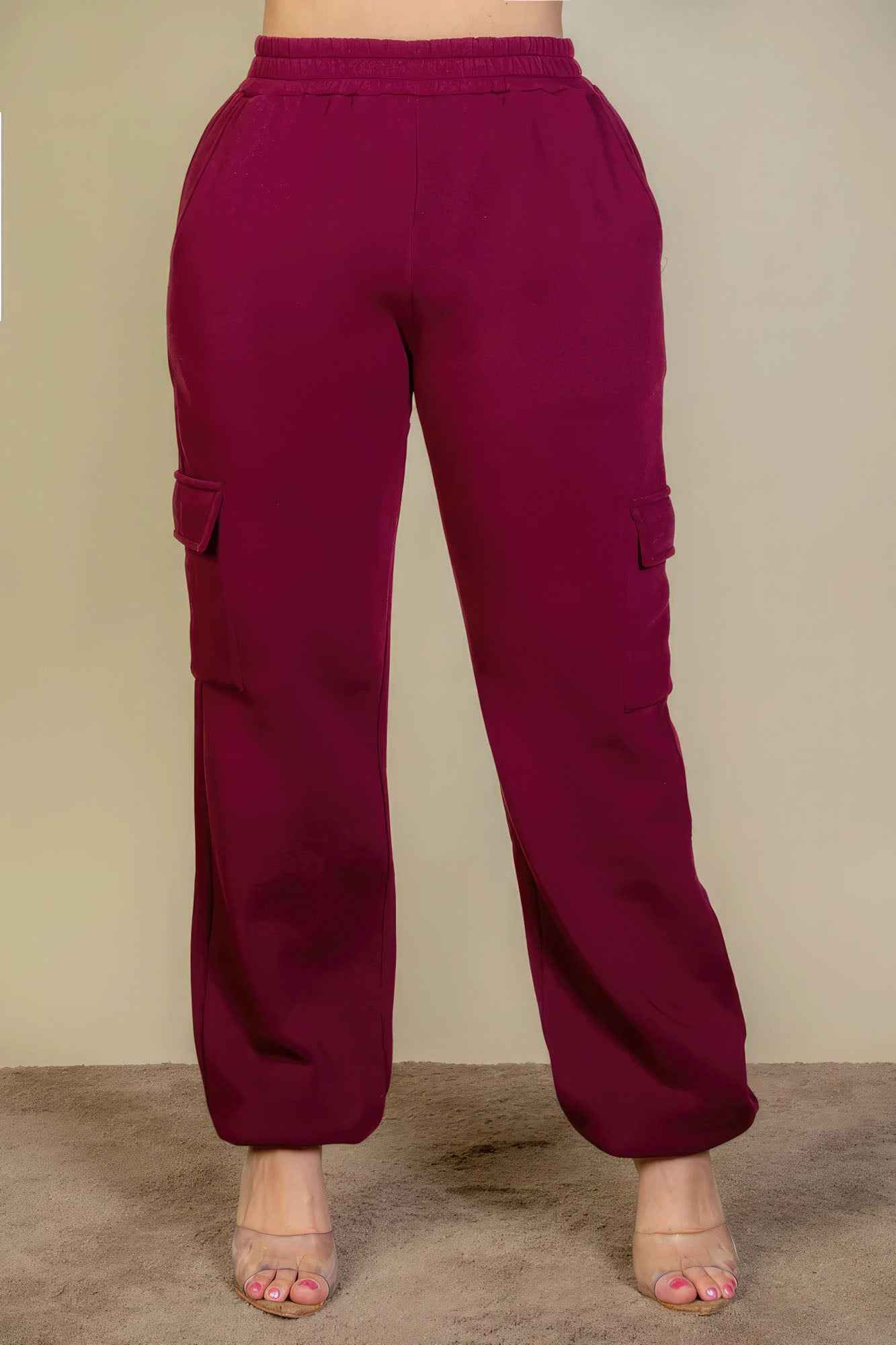 Plus Size Side Pocket Drawstring Waist Sweatpants – Stylish & Comfortable – men’s fashion, stylish and versatile