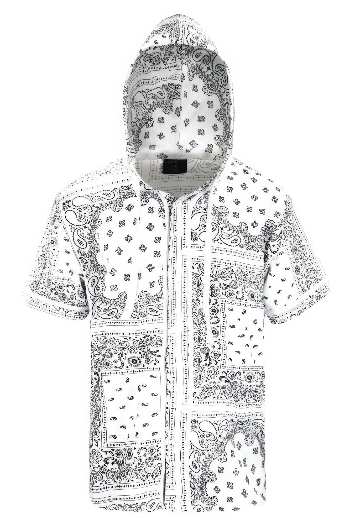 Hooded Bandana Baseball Jersey β menβs fashion, stylish and versatile