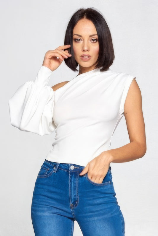 New Arrival – Ladies One-shoulder Top – New Arrival Now Live