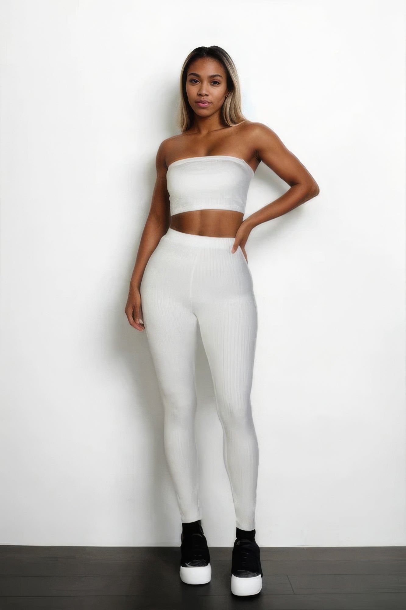 New Arrival – Ribbed Tube Top & Leggings Set – New Arrival Now Live