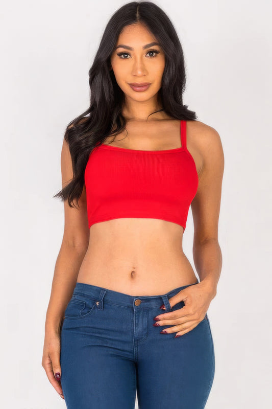New Arrival – Ribbed Knit Cami Crop Top – New Arrival Now Live