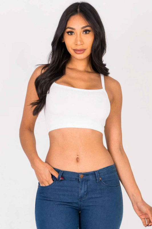 New Arrival – Ribbed Knit Cami Crop Top – New Arrival Now Live