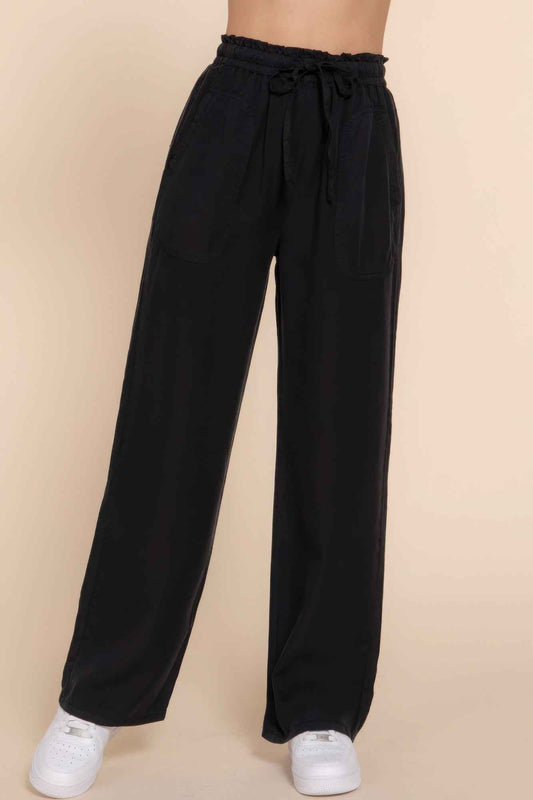 New Arrival – Elastic Waist Tencel Long Pants – New Arrival Now Live