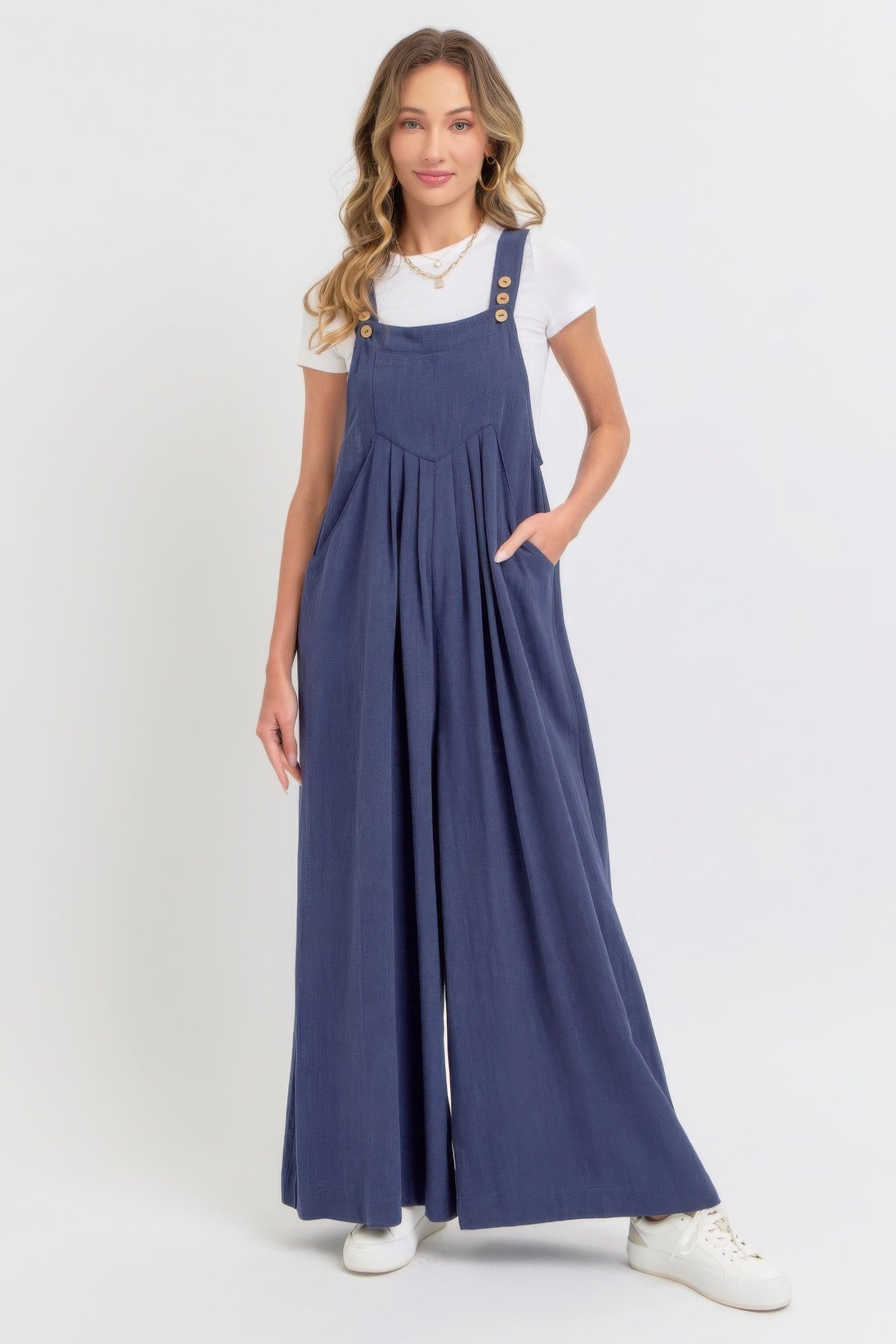 New Arrival – Adjustable Strap Overall Wide Leg Jumpsuit – New Arrival Now Live