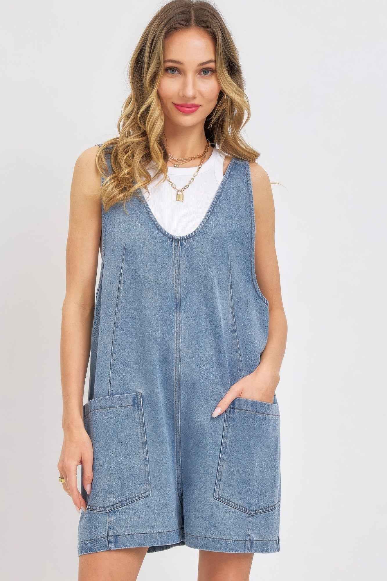 New Arrival – Summer Denim Overall Romper – New Arrival Now Live