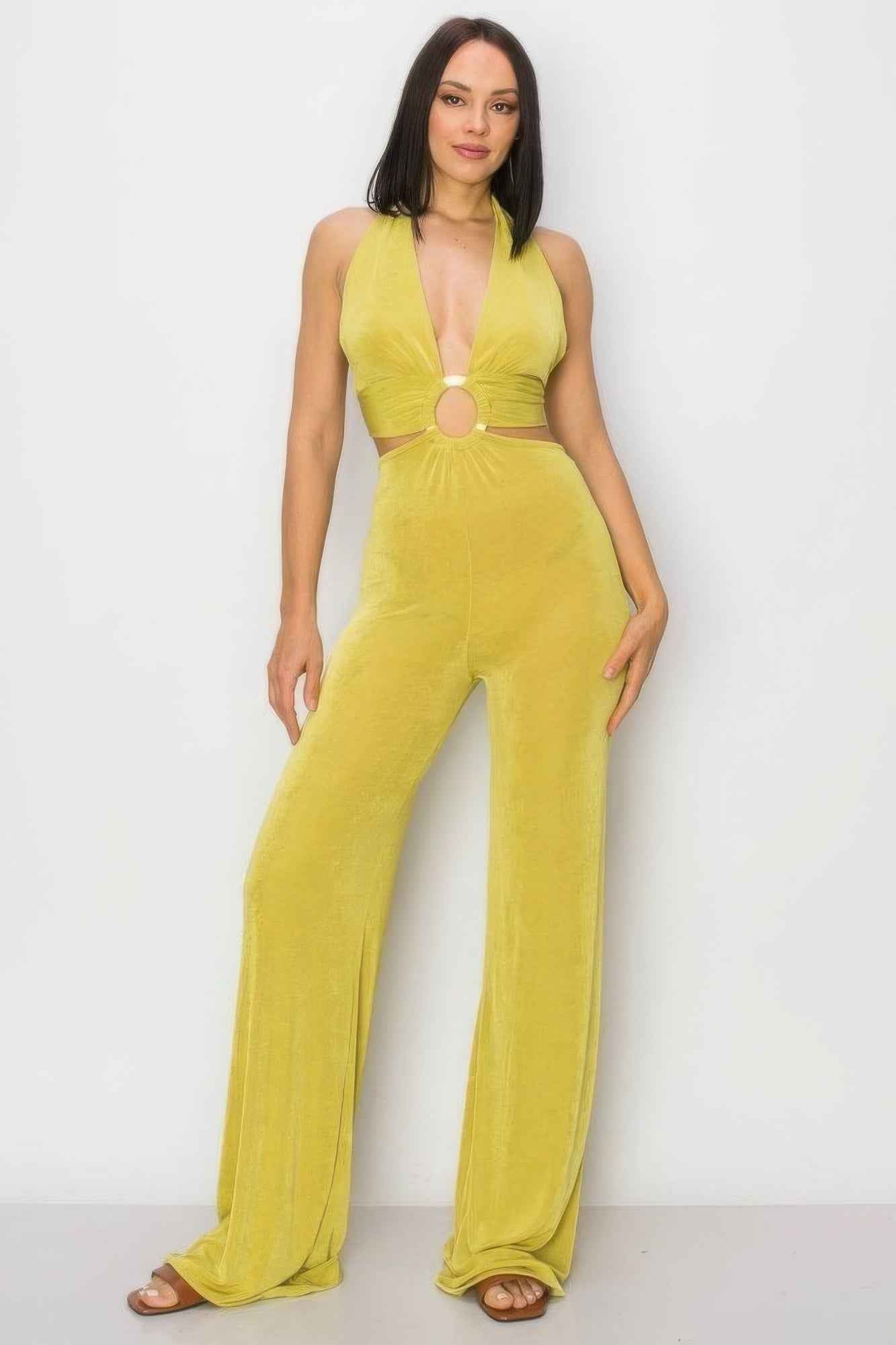 New Arrival – Olid Slinky Wide Legs Jumpsuit – New Arrival Now Live