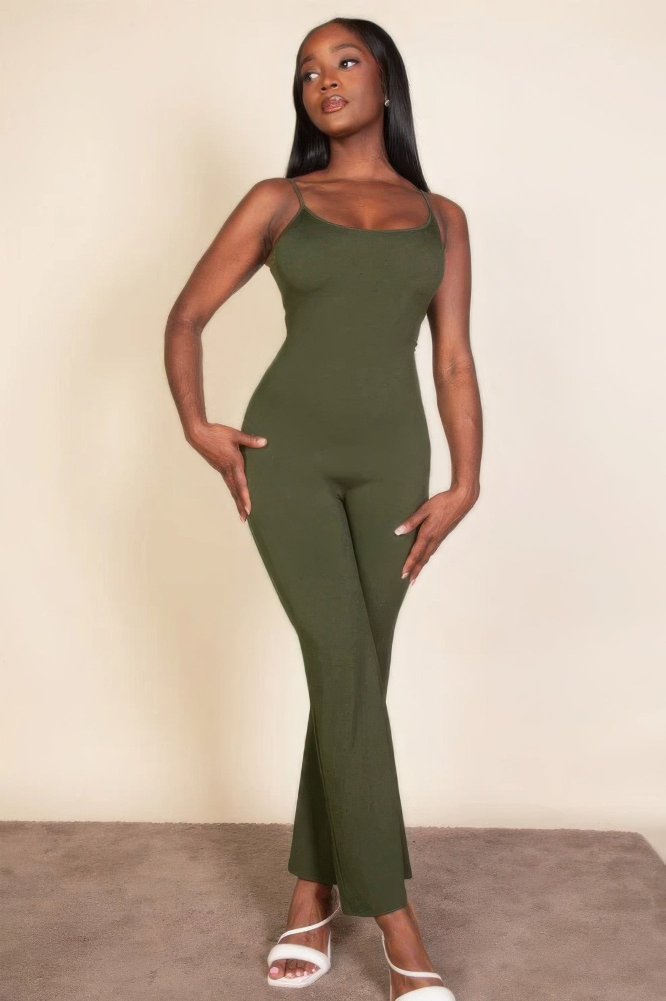 New Arrival – Ribbed sleeveless wide leg jumpsuit – New Arrival Now Live