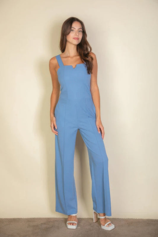 New Arrival – Notched neck cami jumpsuit – New Arrival Now Live