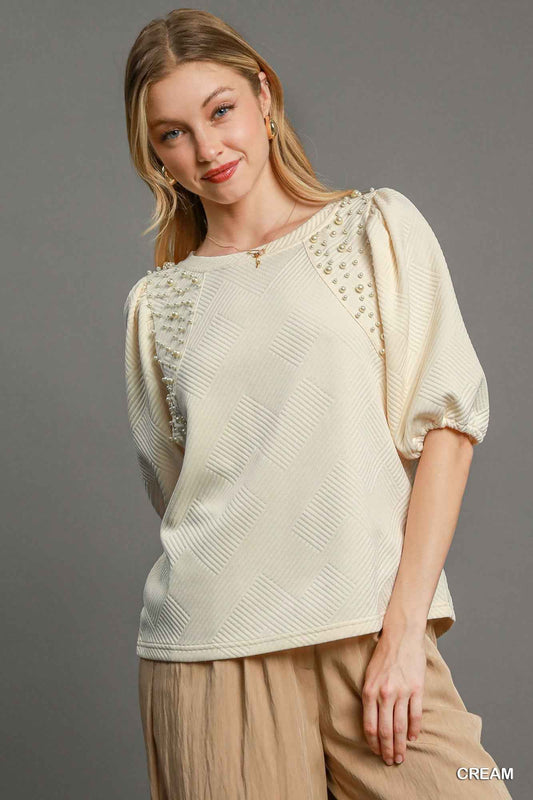 New Arrival – Puff Sleeve Knit Top – New Arrival Now Live