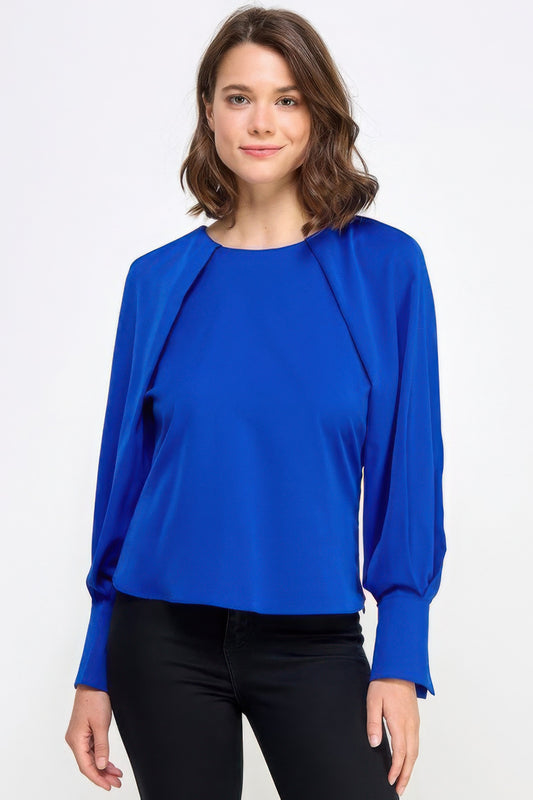 New Arrival – Raglan Long Sleeve Top With Back Neck Tie – New Arrival Now Live