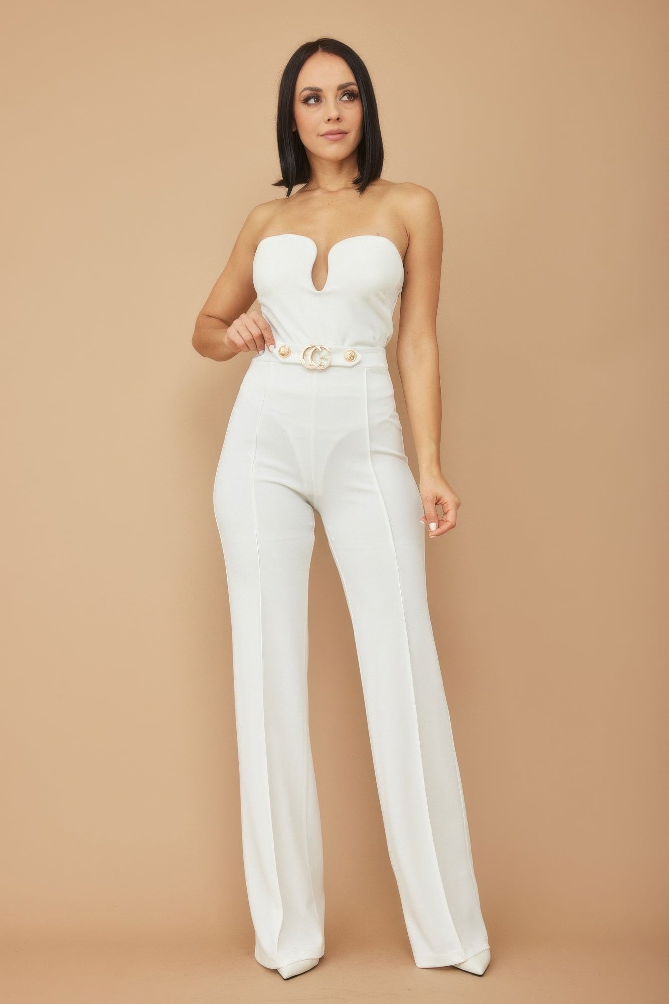 New Arrival – Cg Buckle And Button Detail Pants – New Arrival Now Live