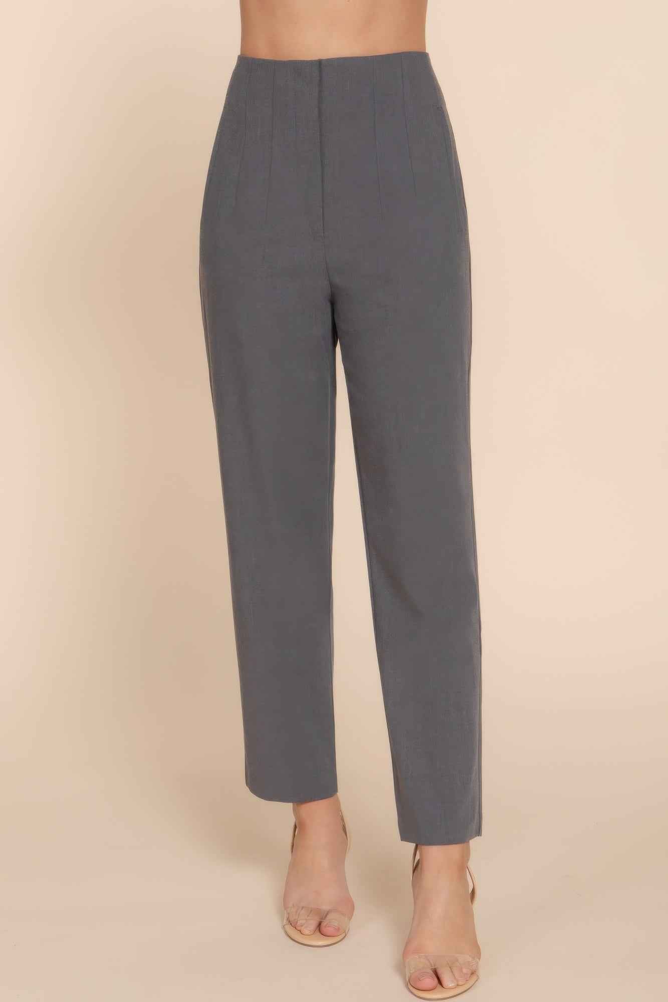 New Arrival – High Waist Pintuck Detail Long Pants – New Arrival Now Live