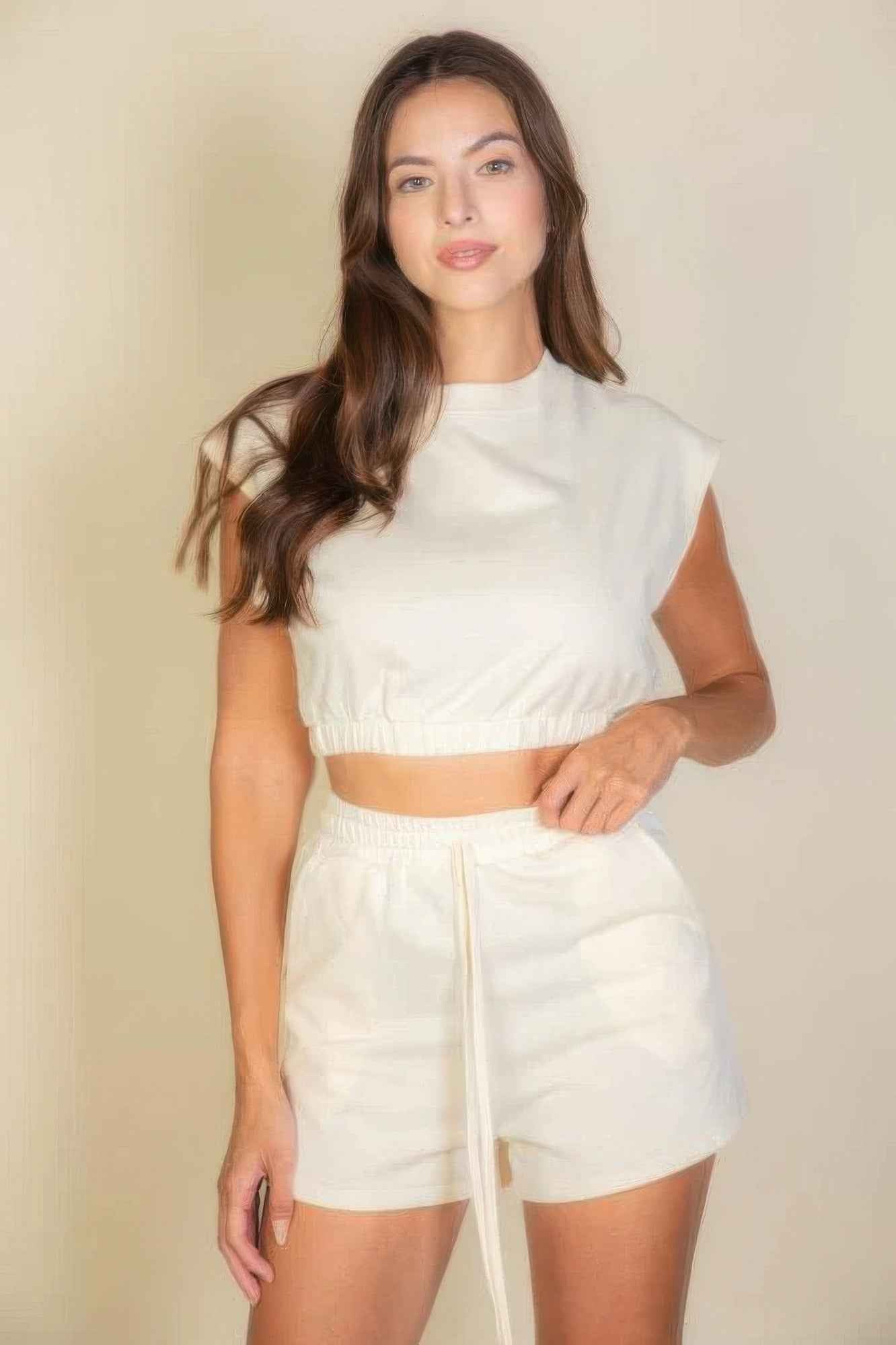 New Arrival – Cap Sleeve Top And Shorts Sets – New Arrival Now Live