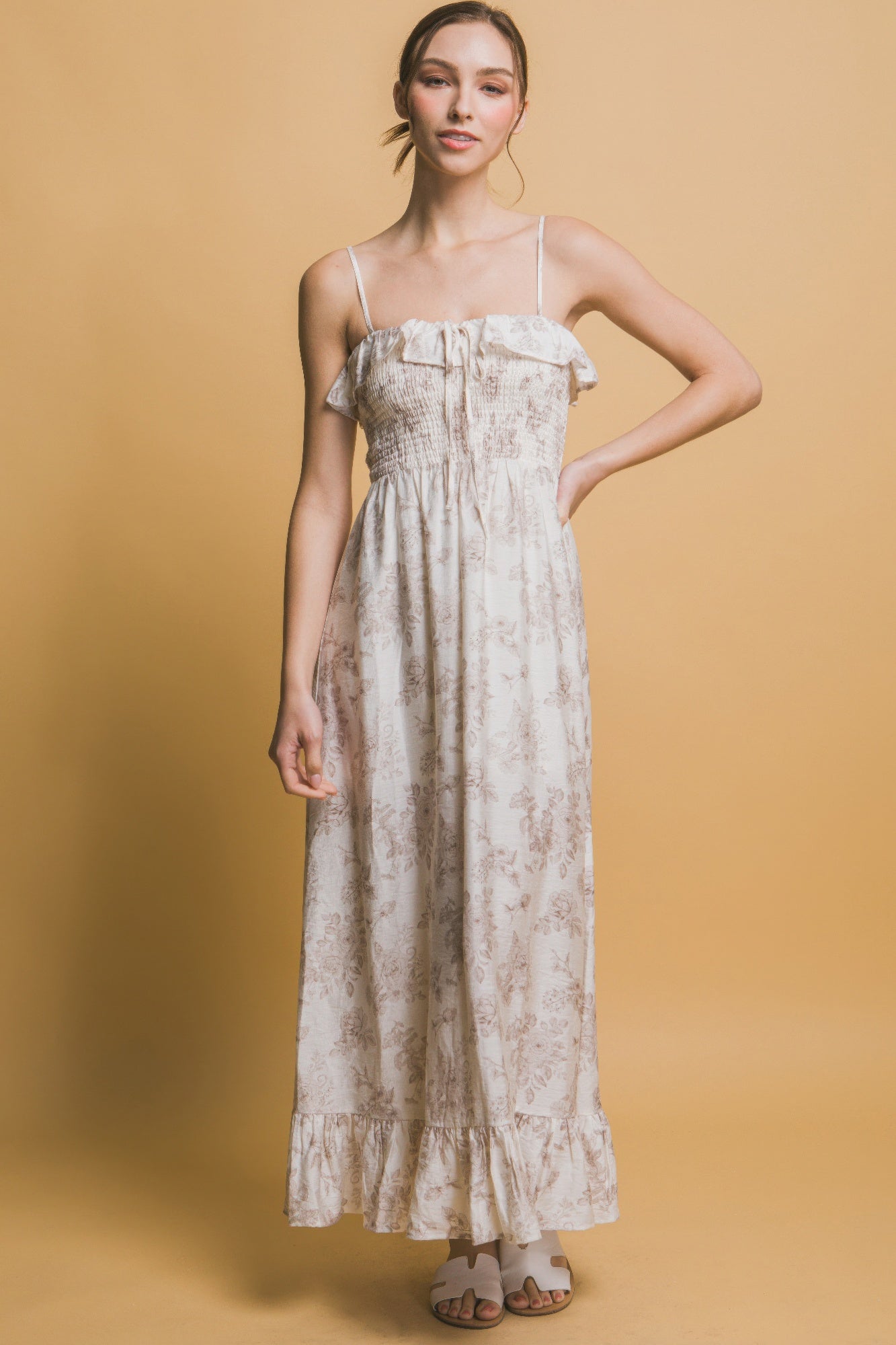 New Arrival – Smocked Floral Maxi Dress – New Arrival Now Live