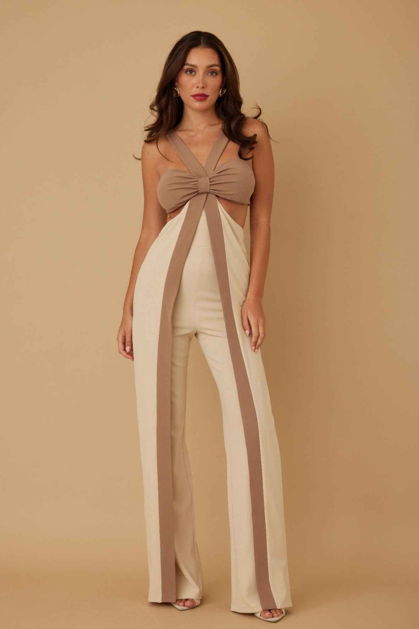 New Arrival – X Ribbon Open Jumpsuit – New Arrival Now Live