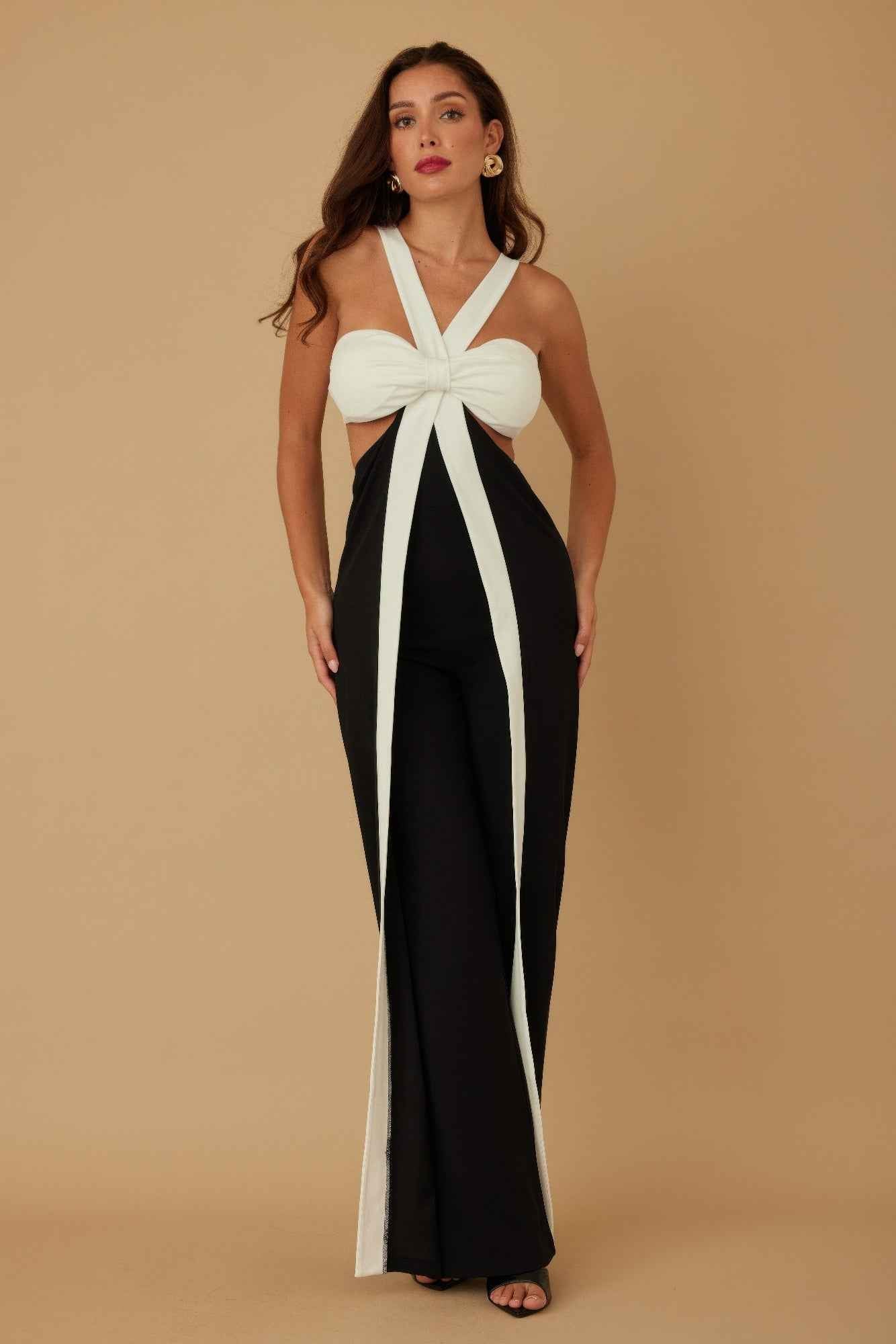 New Arrival – X Ribbon Open Jumpsuit – New Arrival Now Live