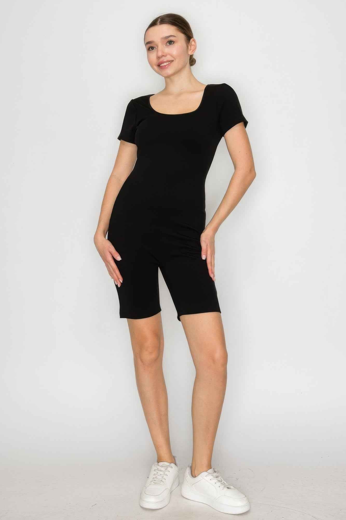 New Arrival – Scoop Short Sleeve Rib Romper – New Arrival Now Live
