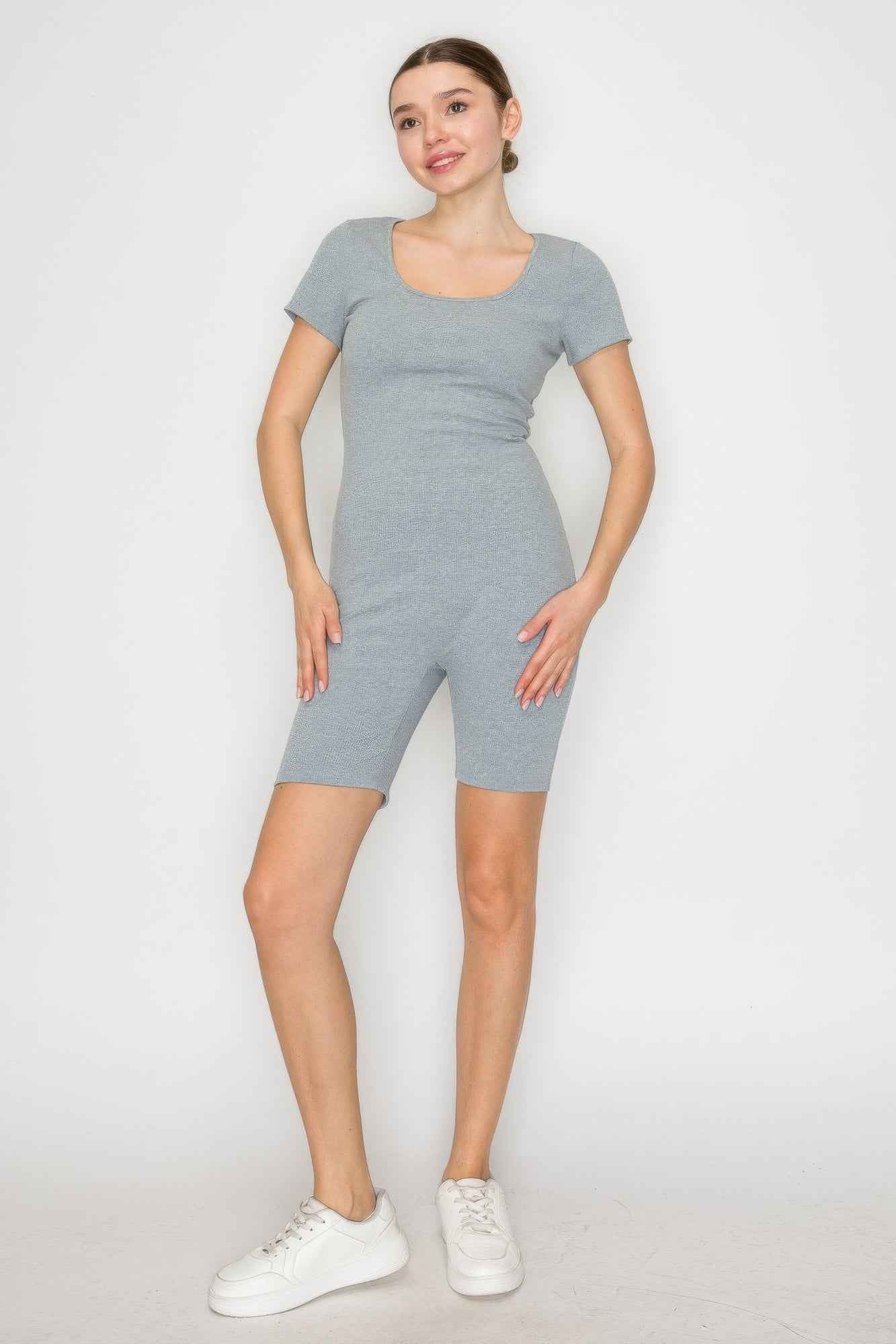 New Arrival – Scoop Short Sleeve Rib Romper – New Arrival Now Live