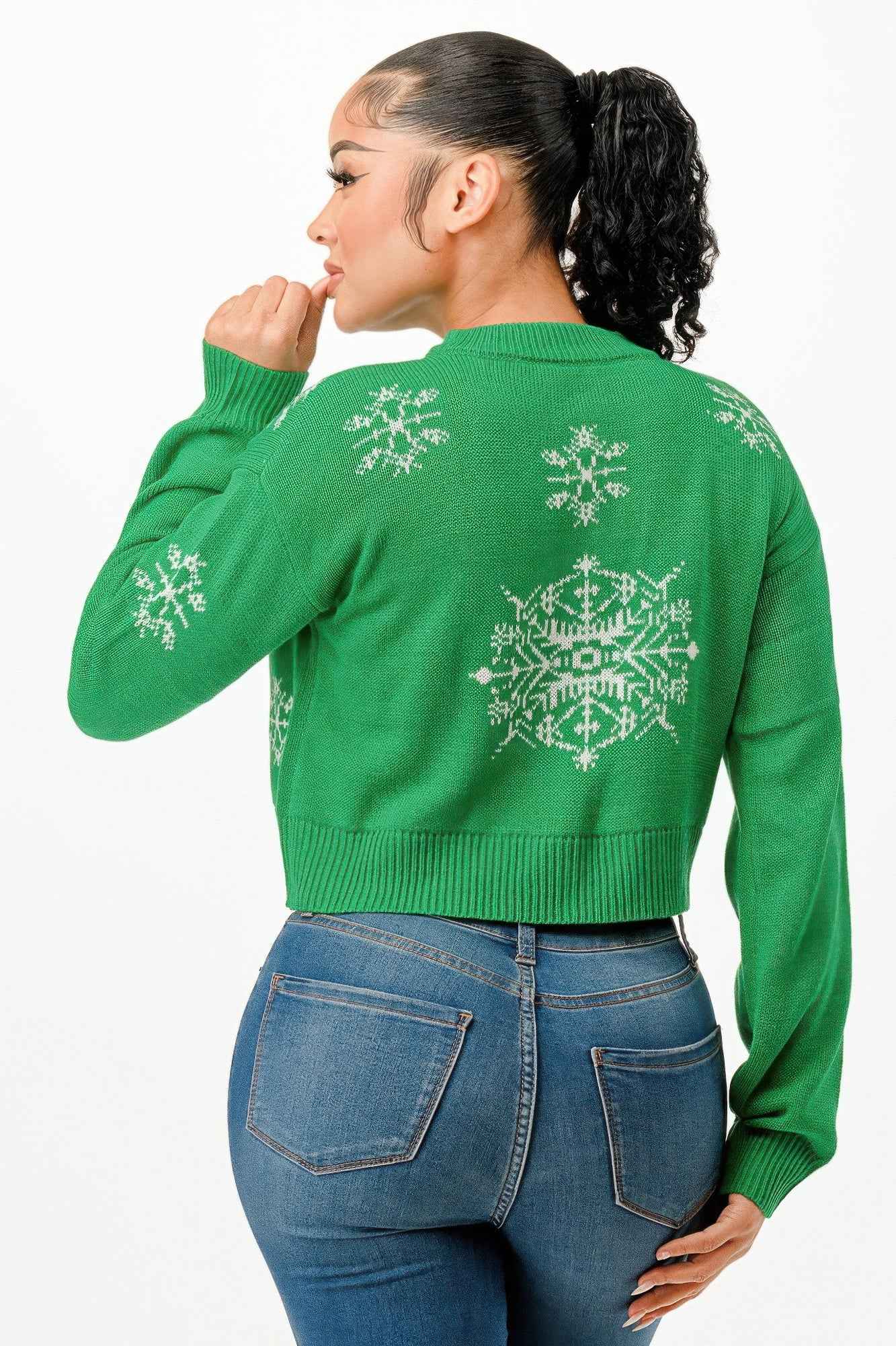 Cropped Christmas Sweater