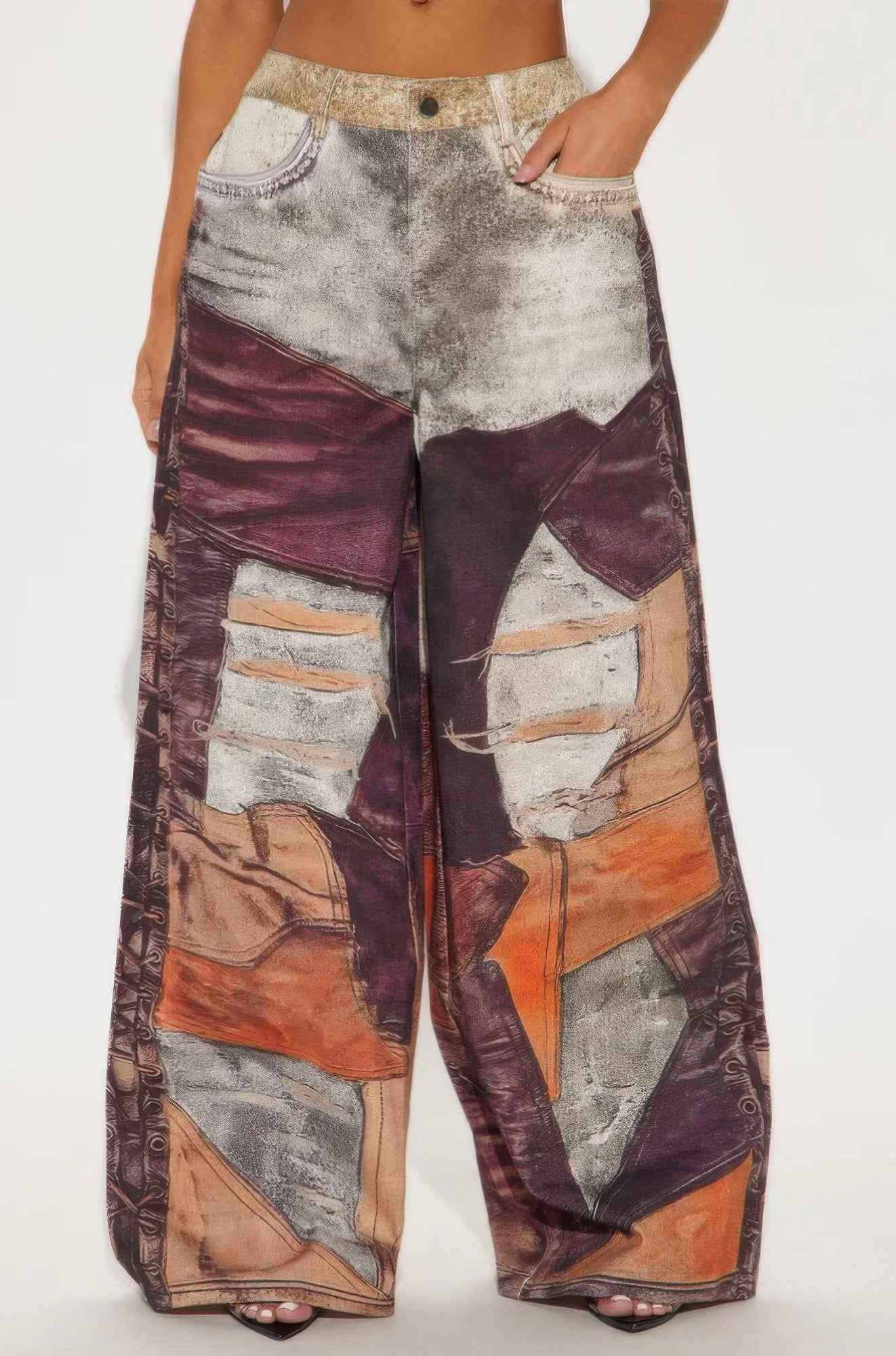Fabric Printed Pants