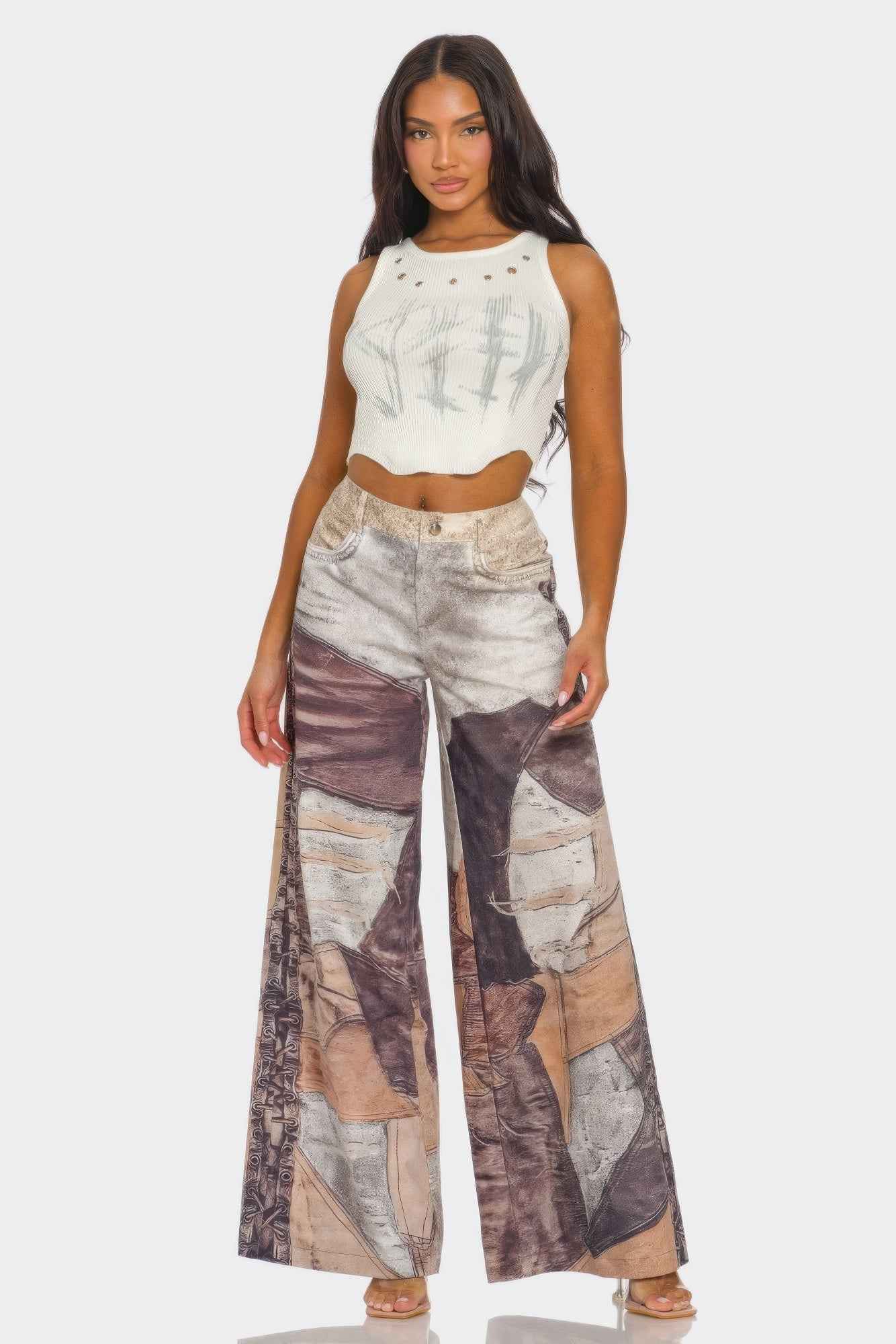 Fabric Printed Pants