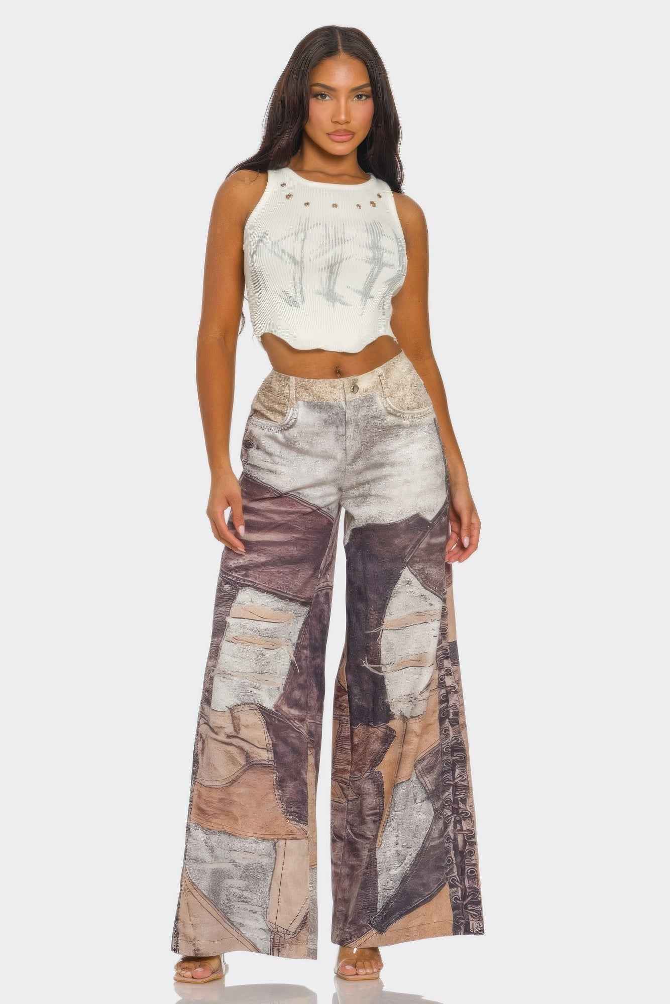 Fabric Printed Pants