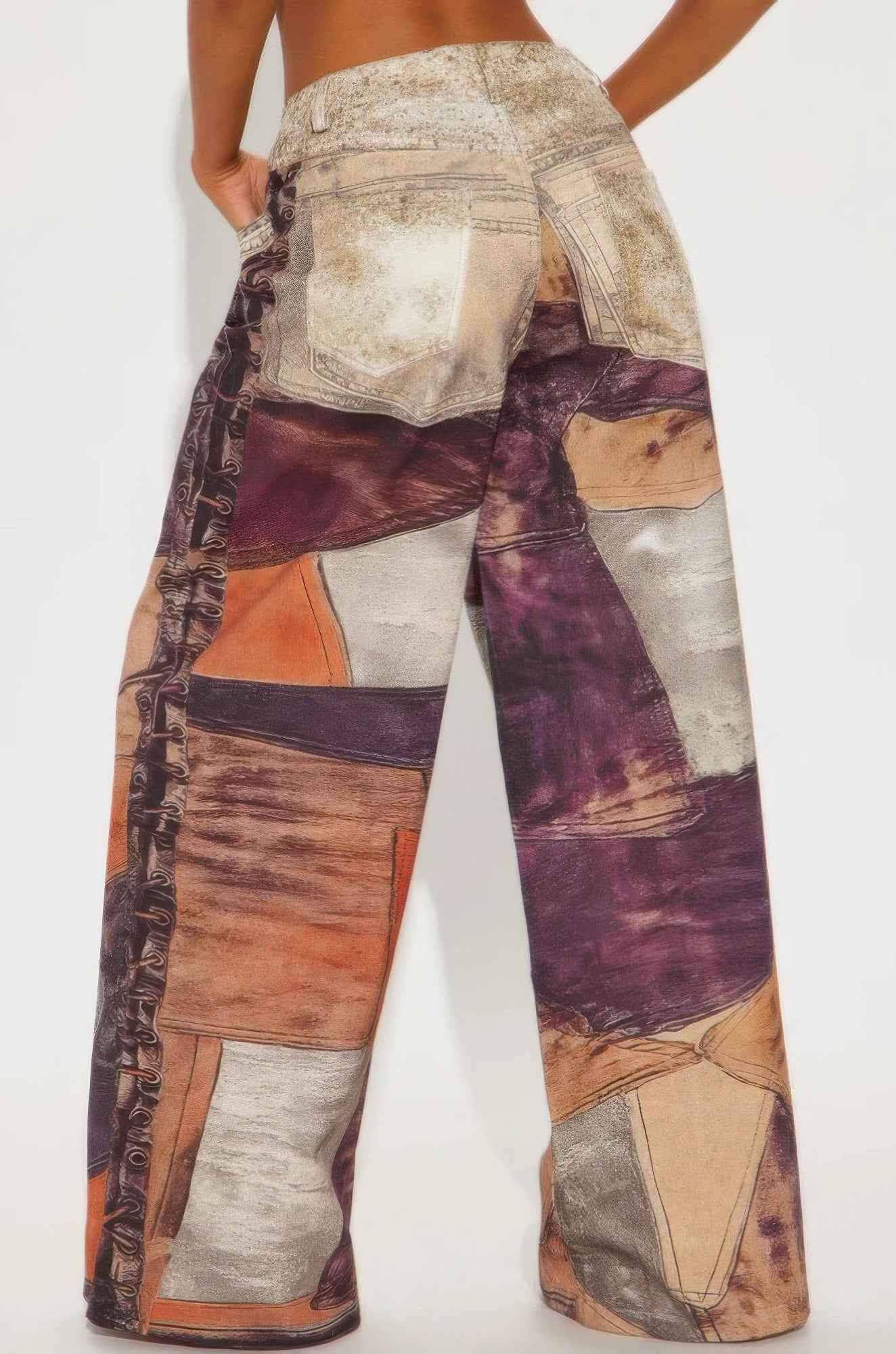 Fabric Printed Pants